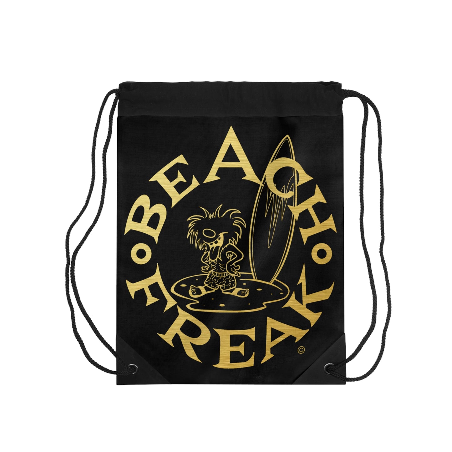 GOLD BEACH FREAK© Drawstring Bag