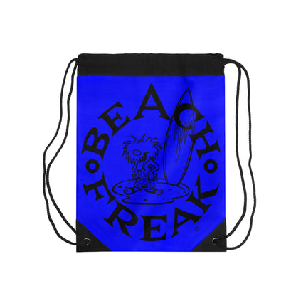 BLACK BEACH FREAK© Drawstring Bag