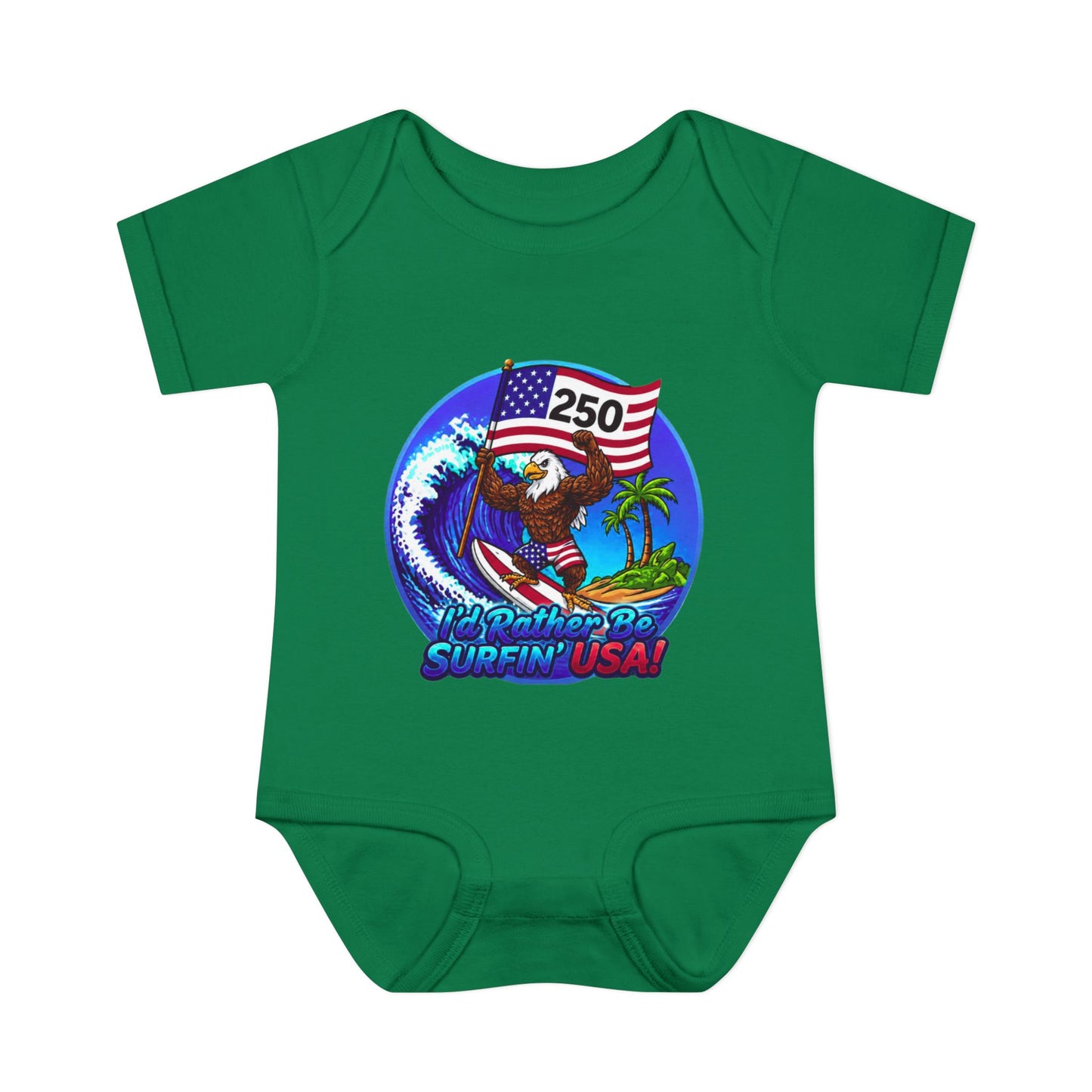SURFIN' USA FREEDOM 250 LIMITED EDITION - BEACH FREAK© BABY BODYSUIT