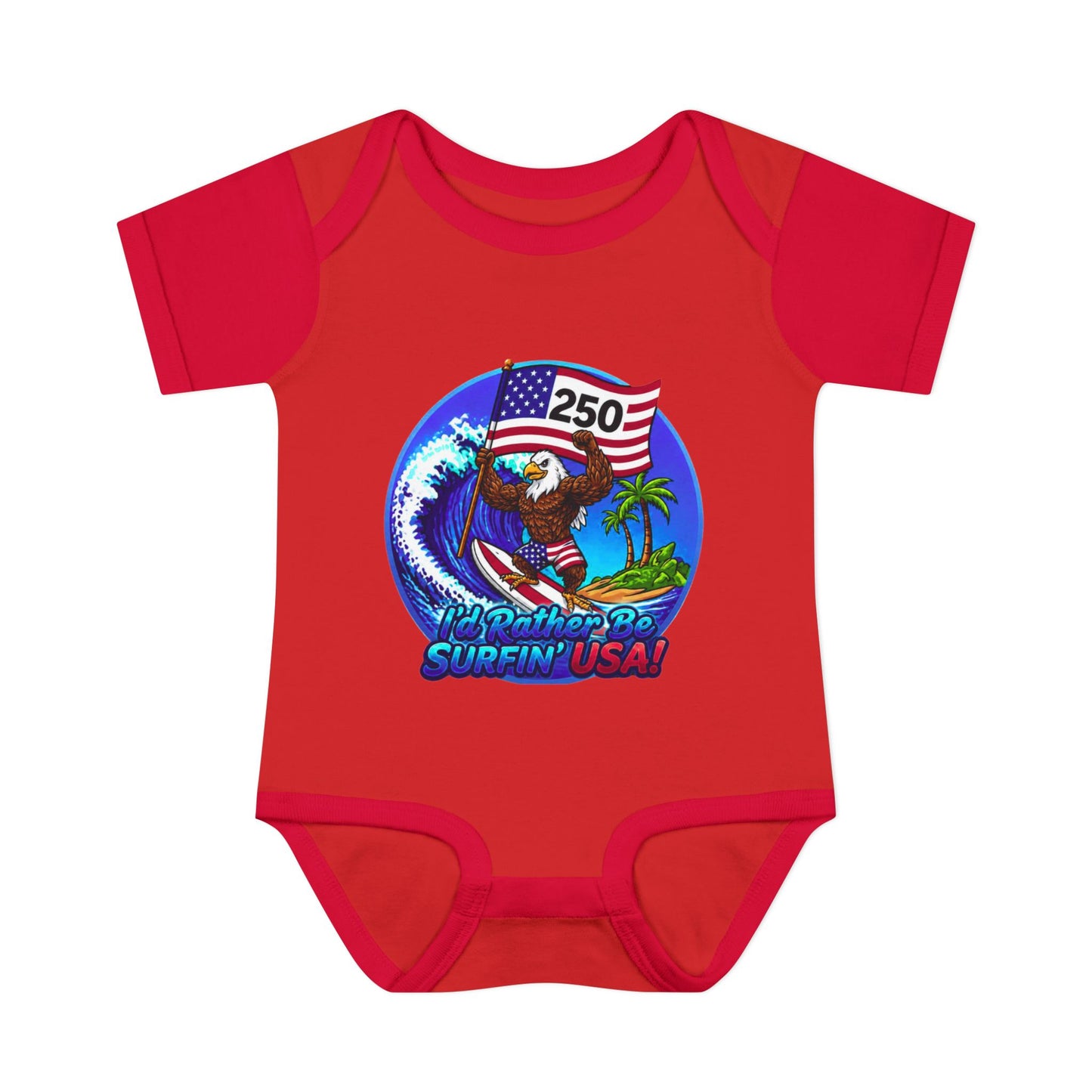 SURFIN' USA FREEDOM 250 LIMITED EDITION - BEACH FREAK© BABY BODYSUIT