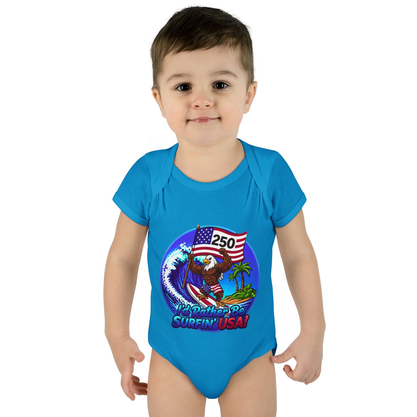 SURFIN' USA FREEDOM 250 LIMITED EDITION - BEACH FREAK© BABY BODYSUIT