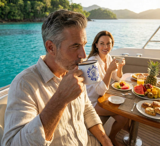 BLUE BEACH FREAK© Enamel Camp Cup