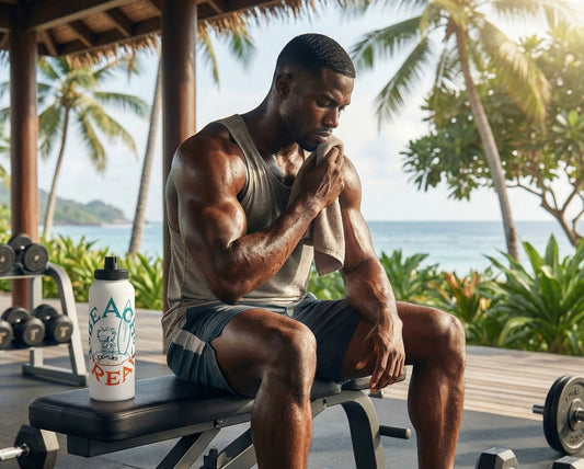 MIAMI BEACH FREAK© Stainless Steel SPORT Water Bottle