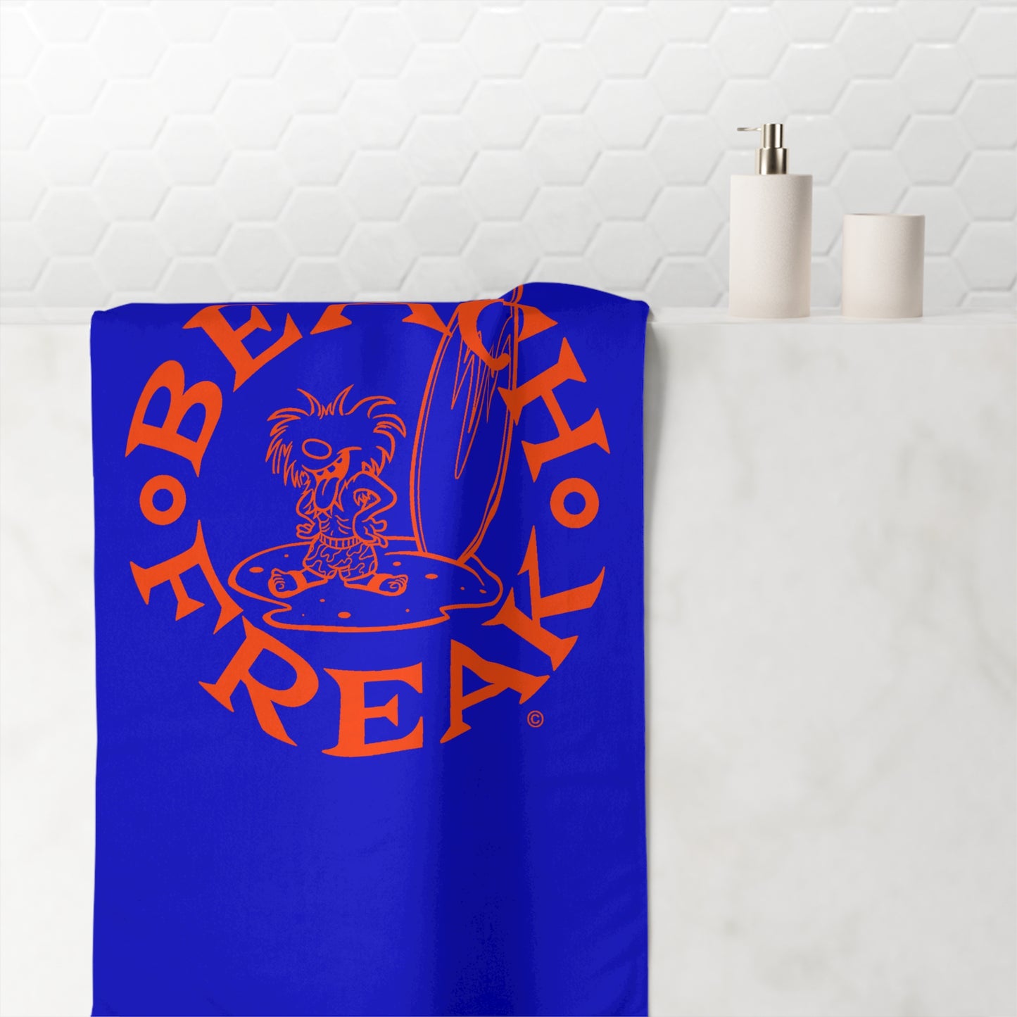 ORANGE BEACH FREAK© Mink-Cotton Towel