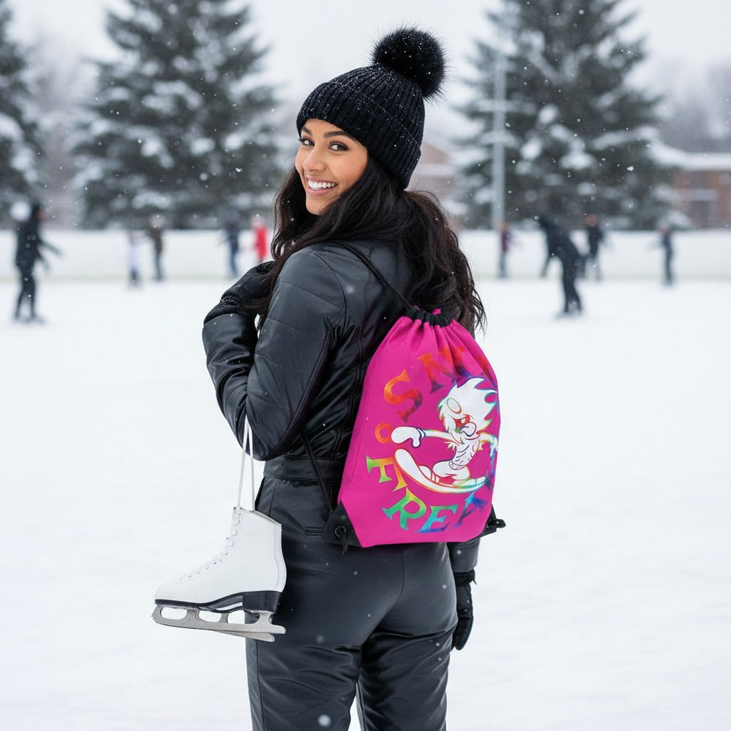 TIE-DYE SNOW FREAK© Drawstring Bag