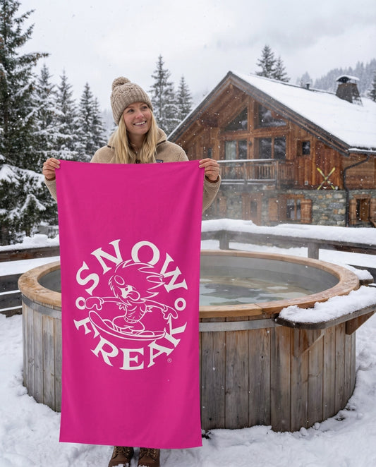 WHITE SNOW FREAK© Mink-Cotton Towel