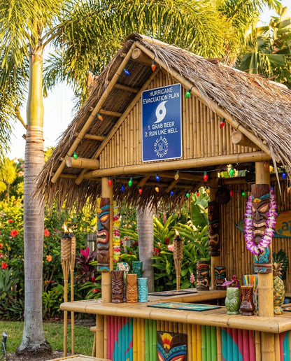 FREAK'N BEACH'N EVACUATION SIGN