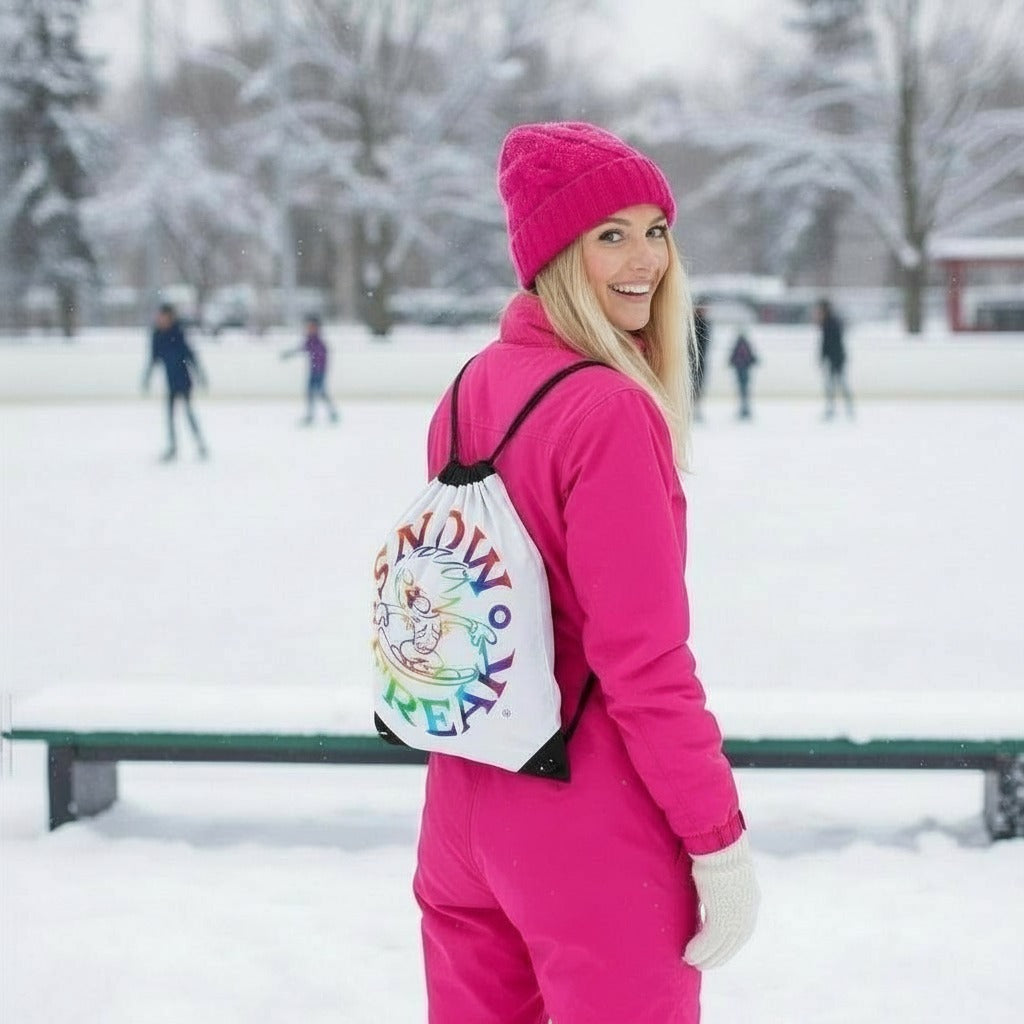 TIE-DYE SNOW FREAK© Drawstring Bag