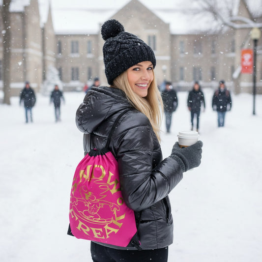 GOLD SNOW FREAK© Drawstring Bag