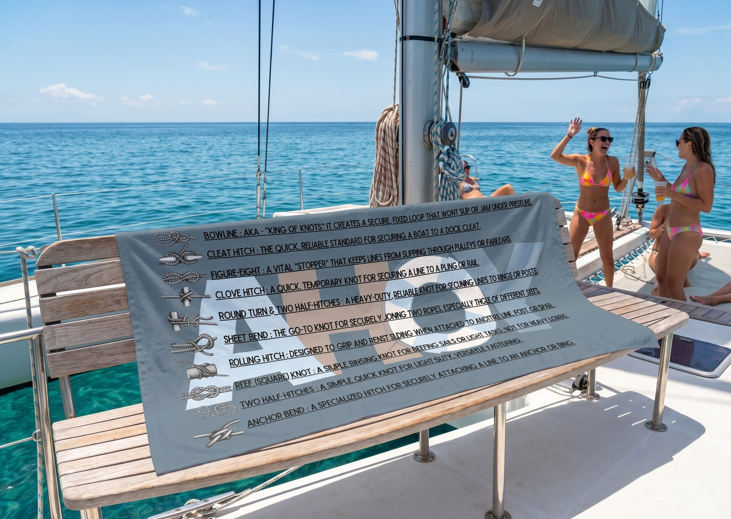 KNOTTY BY NATURE MUY GRANDE 36" X 72" - BEACH FREAK© MINK COTTON TOWEL