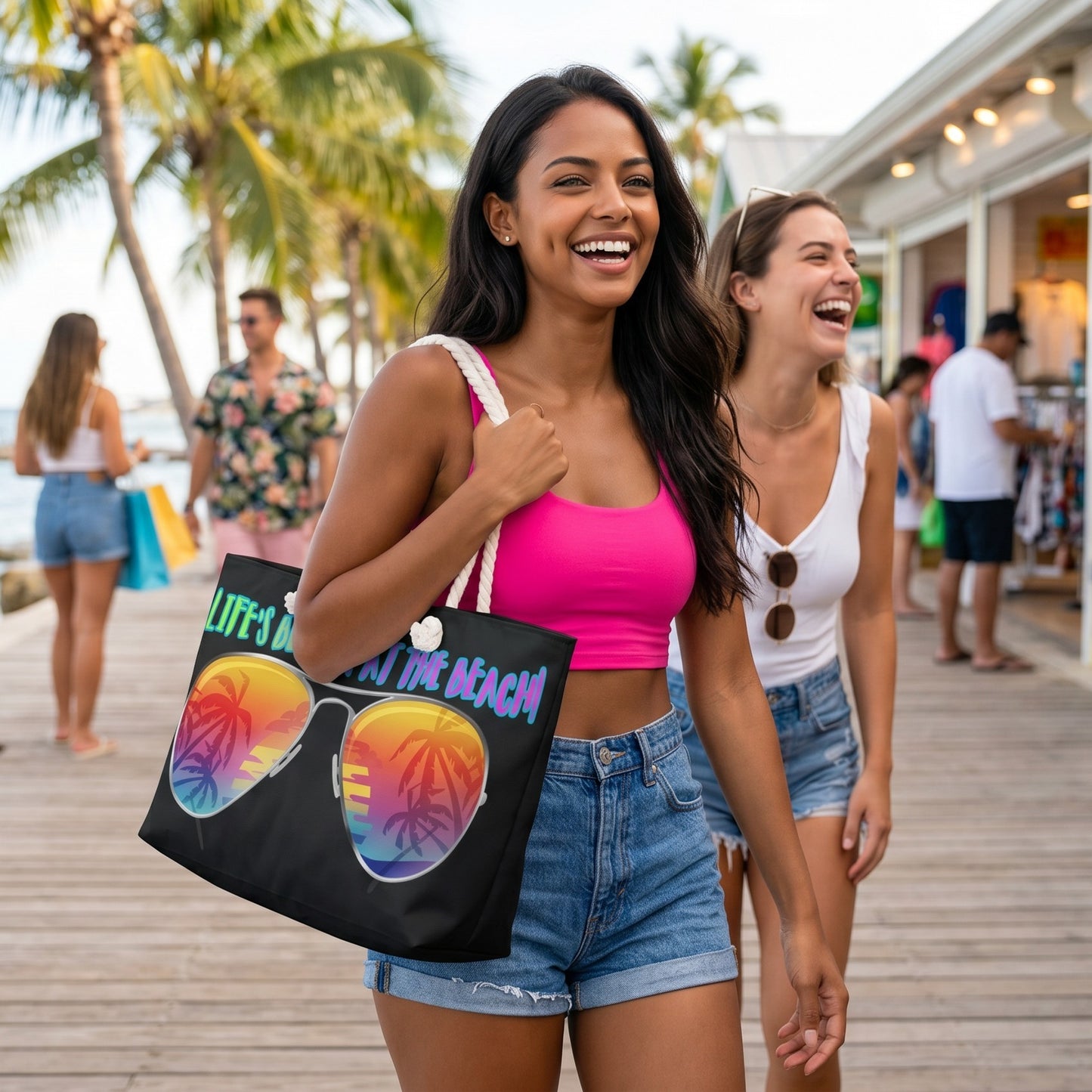 LIFE'S BETTER AT THE BEACH! - BEACH FREAK© Weekender Bag