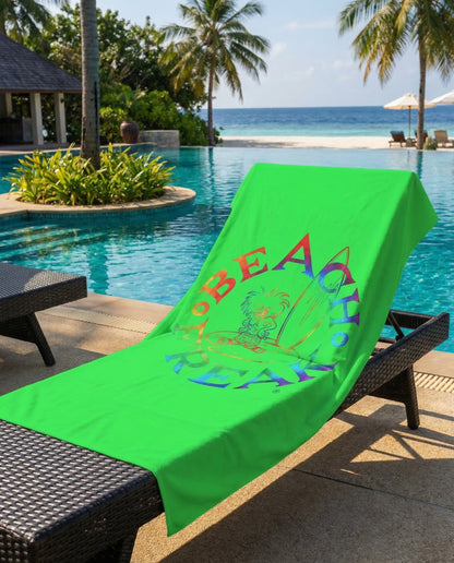 TIE-DYE BEACH FREAK© Mink-Cotton Towel