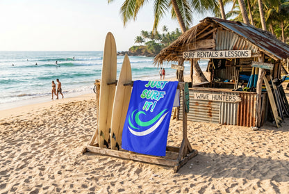 JUST SURF IT! - BEACH FREAK© Mink-Cotton Towel