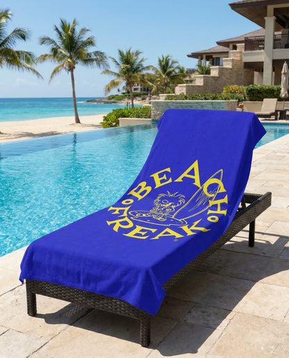 YELLOW BEACH FREAK© Mink-Cotton Towel