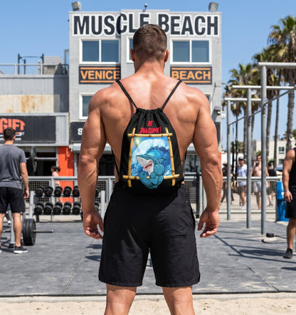 BE JAWSOME! - BEACH FREAK© Drawstring Bag
