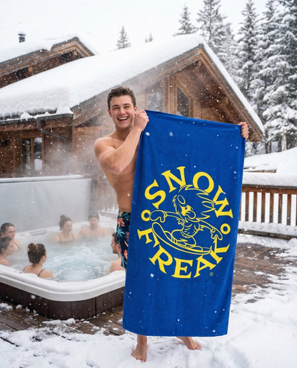 YELLOW SNOW FREAK© Mink-Cotton Towel