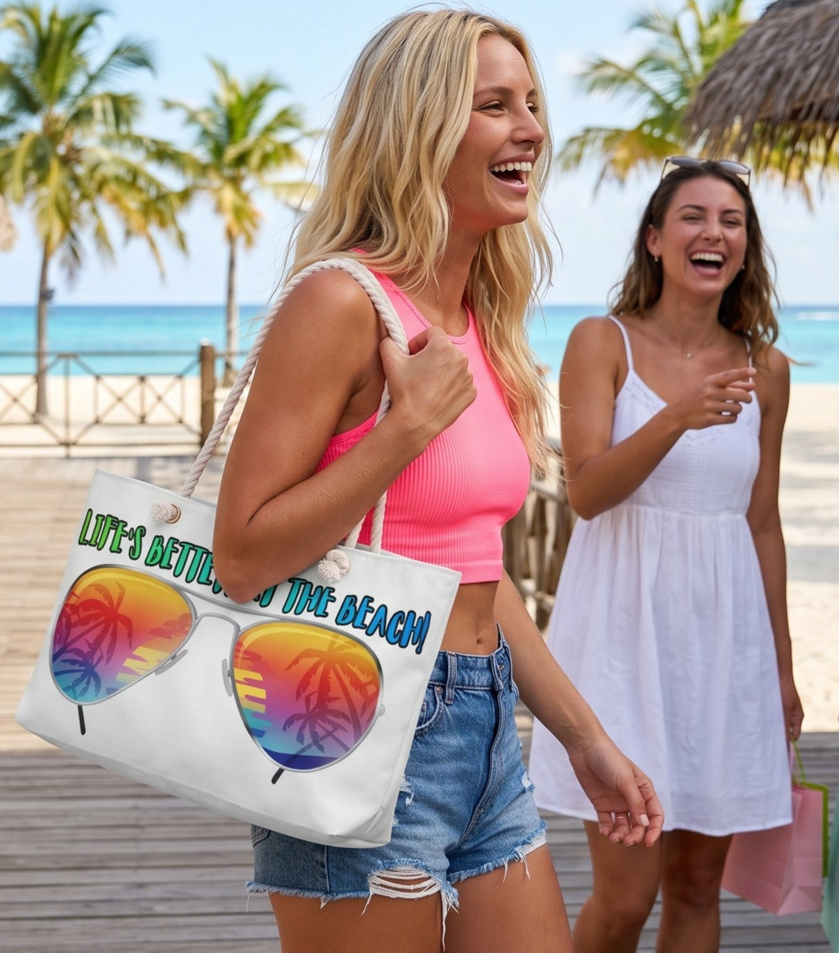 LIFE'S BETTER AT THE BEACH! - BEACH FREAK© Weekender Bag