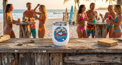 STAY SALTY - BEACH FREAK© Chill Wine Tumbler