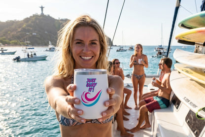 JUST SURF IT - BEACH FREAK© Chill Wine Tumbler