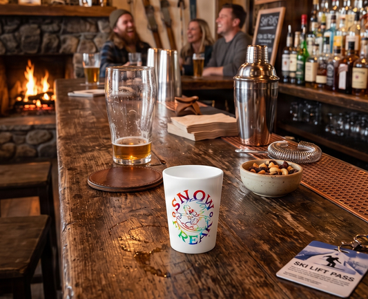 TIE-DYE SNOW FREAK© Ceramic Shot Glass