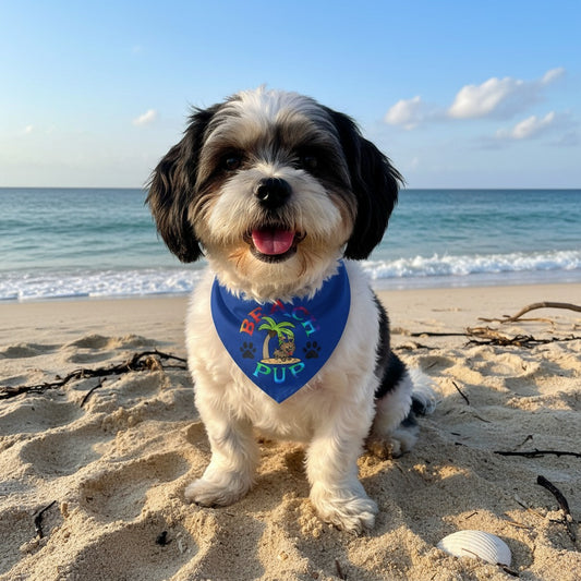 BEACH PUP© Pet Bandana Collar