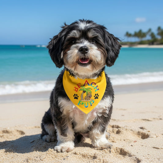 BEACH PUP© Pet Bandana Collar