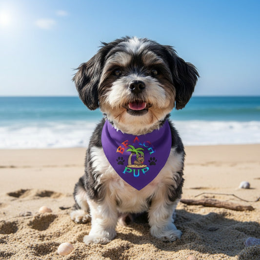 BEACH PUP© Pet Bandana Collar