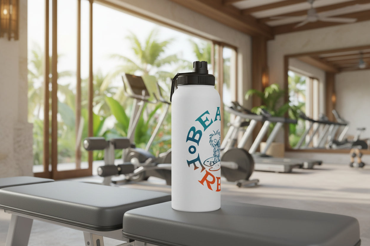 MIAMI BEACH FREAK© Stainless Steel SPORT Water Bottle
