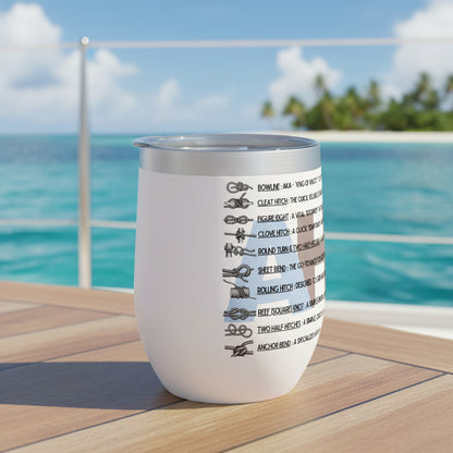 KNOTTY BY NATURE - BEACH FREAK© Chill Wine Tumbler