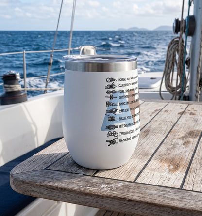 KNOTTY BY NATURE - BEACH FREAK© Chill Wine Tumbler