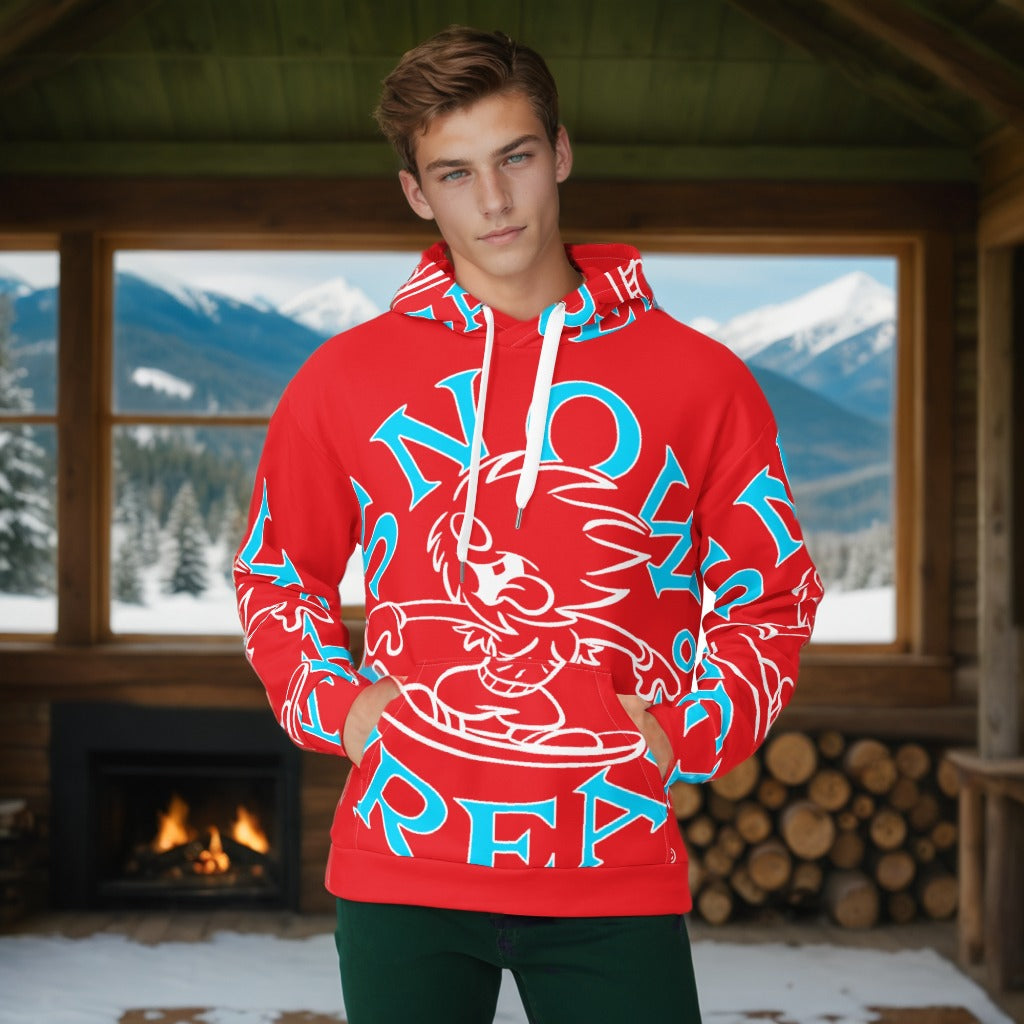 NEON BLUE SNOW FREAK© SPLASH'D© Hoodie