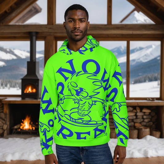 BLUE SNOW FREAK© SPLASH'D© Hoodie