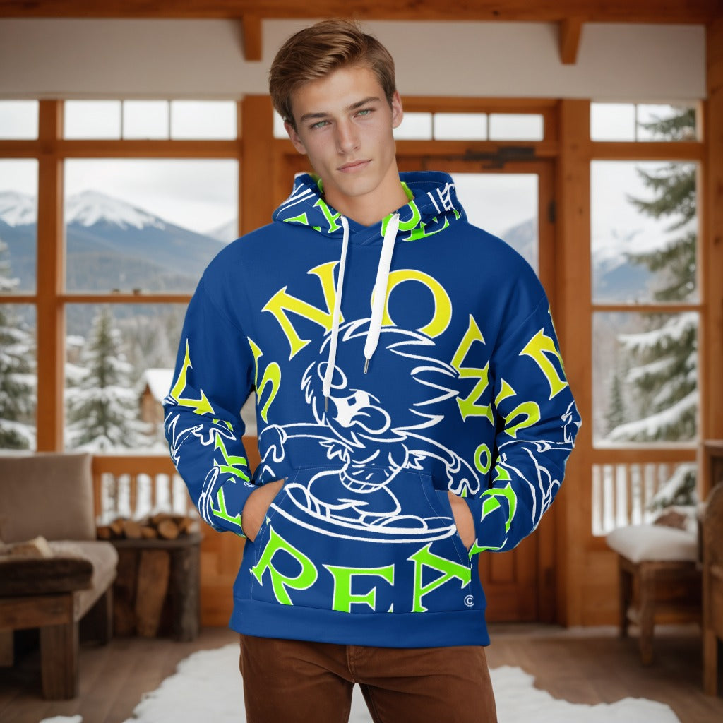 LIME 'N' YELLOW SNOW FREAK© SPLASH'D© Hoodie