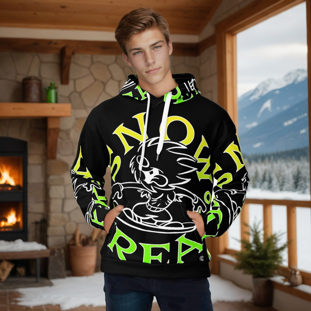 LIME 'N' YELLOW SNOW FREAK© SPLASH'D© Hoodie