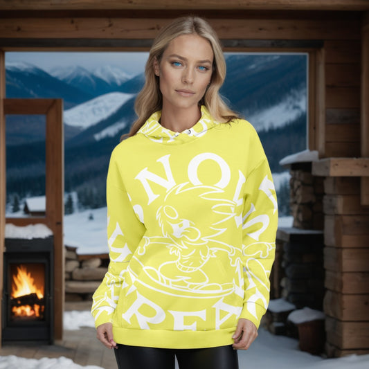 WHITE SNOW FREAK© SPLASH'D© Hoodie