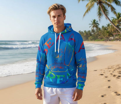 TIE-DYE BEACH FREAK SPLASH'D© Hoodie