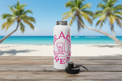 PINK BEACH FREAK© Stainless Steel SPORT Water Bottle