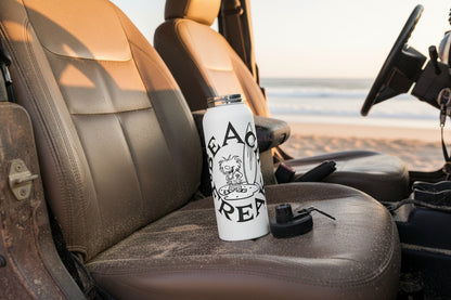 BLACK BEACH FREAK© Stainless Steel SPORT Water Bottle