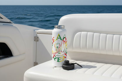 THE ISLANDER BEACH FREAK© Stainless Steel SPORT Water Bottle