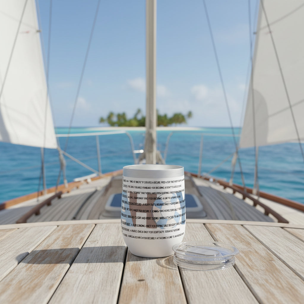 KNOTTY BY NATURE - BEACH FREAK© Chill Wine Tumbler