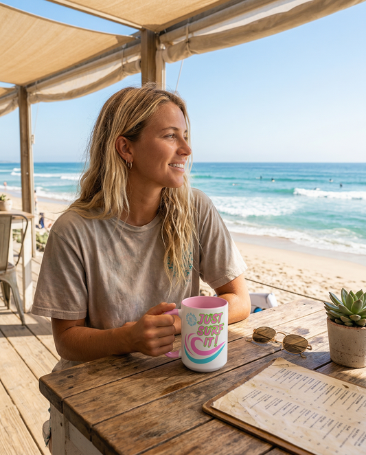 JUST SURF IT! - BEACH FREAK© 15 OZ. MUG