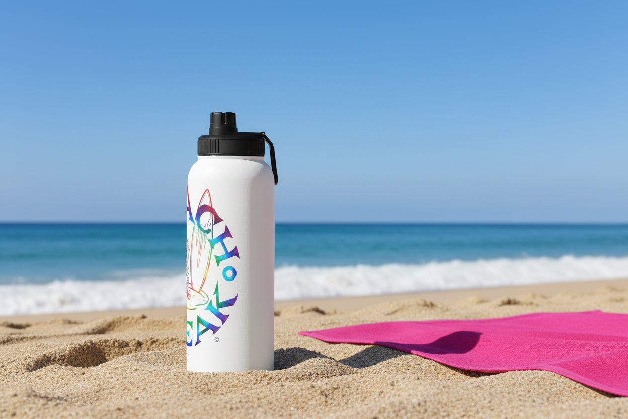 TIE-DYE BEACH FREAK© Stainless Steel SPORT Water Bottle