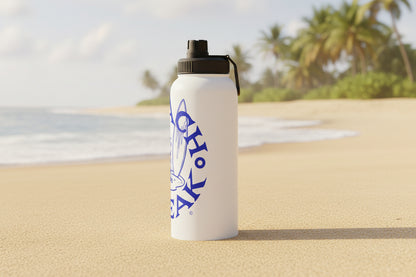 BLUE BEACH FREAK© Stainless Steel SPORT Water Bottle