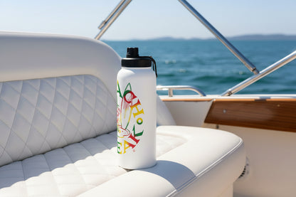 THE ISLANDER BEACH FREAK© Stainless Steel SPORT Water Bottle