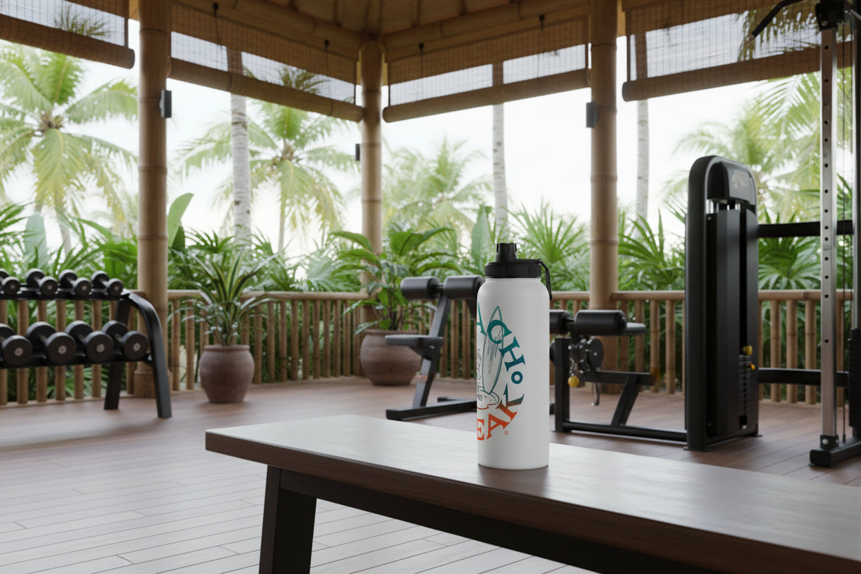 MIAMI BEACH FREAK© Stainless Steel SPORT Water Bottle