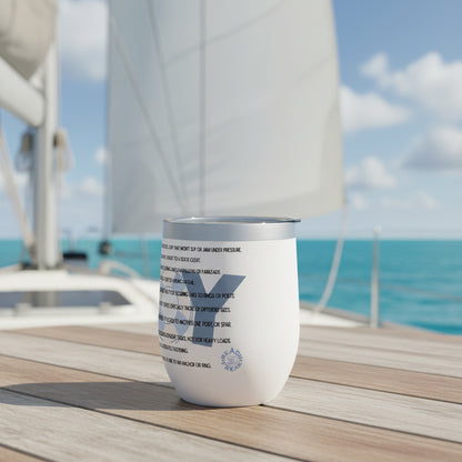 KNOTTY BY NATURE - BEACH FREAK© Chill Wine Tumbler