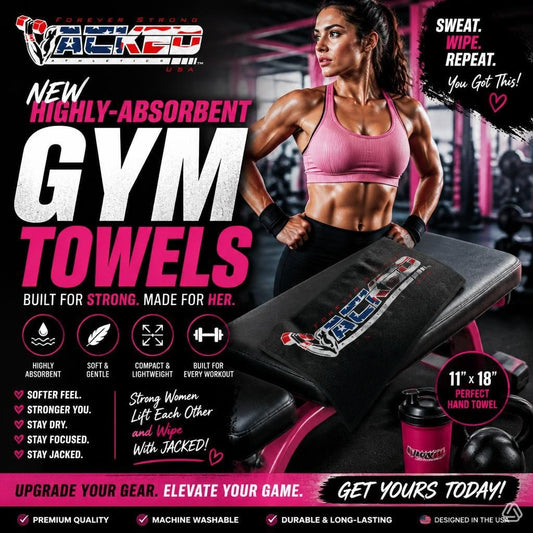 JACKED™ USA WOMEN'S GYM Towel