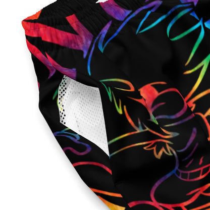 TIE-DYE SNOW FREAK© SPLASH'D© MEN'S SWIM TRUNKS