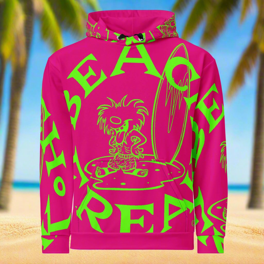 LIME BEACH FREAK© SPLASH'D© Hoodie