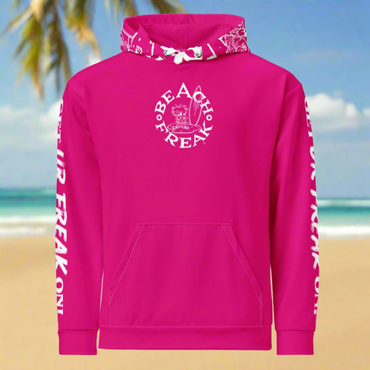 WHITE BEACH FREAK© TRADITIONAL PULLOVER HOODIE